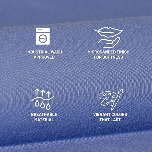 Landau Women's 4 Pocket V-Neck Scrub Top, Grape 3XL - Picture 4 of 4